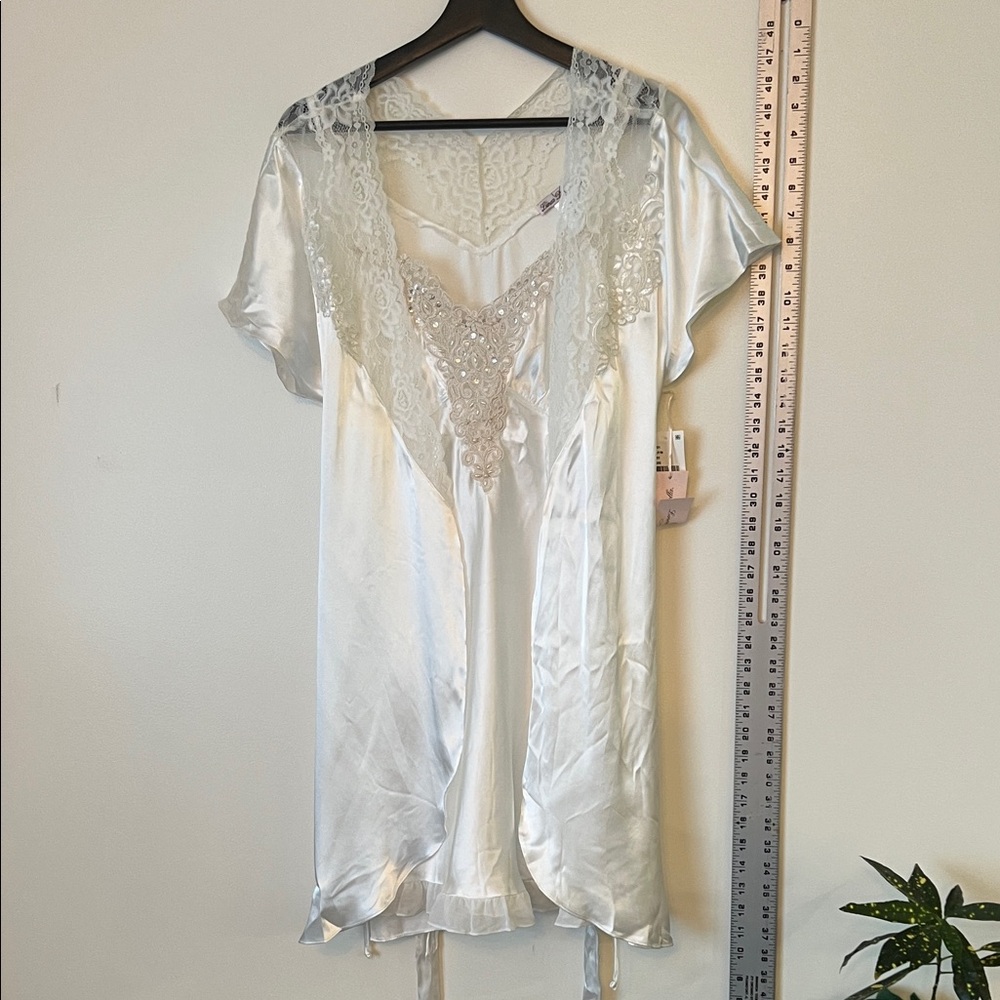 Linea Donatella Silver Lace Chemise